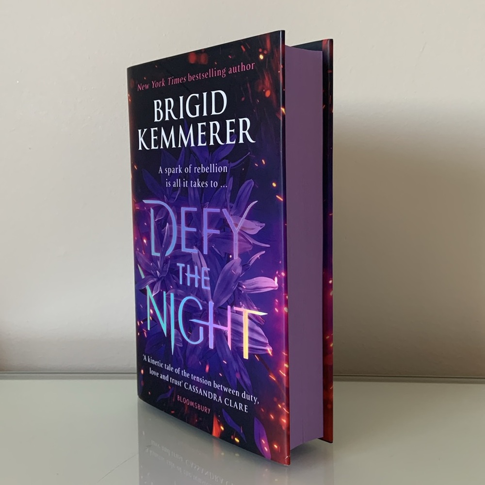 Fairyloot Defy the night by Brigid Kemmerer Signed SpecialEdition Hardcover Book